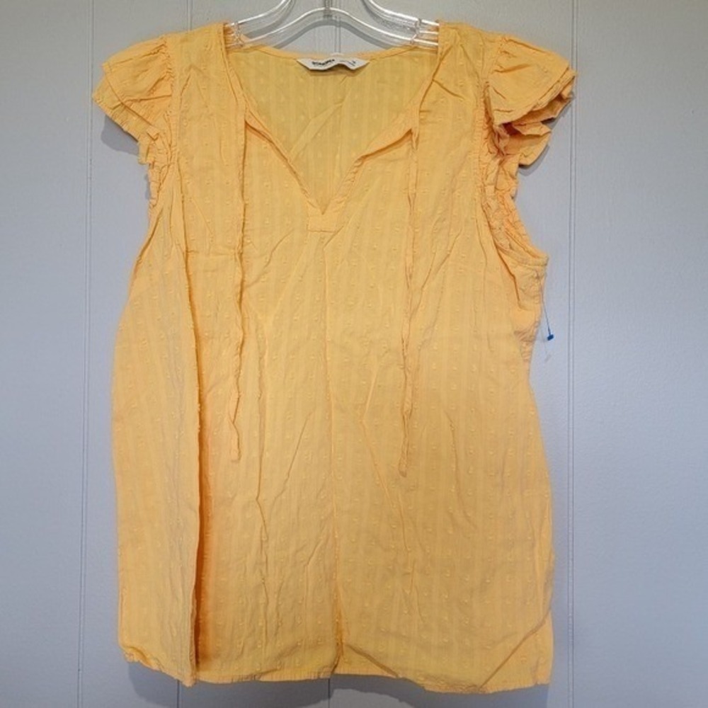 Sonoma‎ Sunny Yellow Textured Top